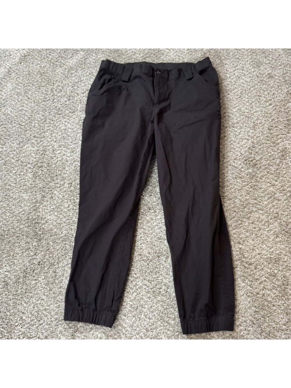 Black Women's Jogger Pants - Lightweight Stretch
